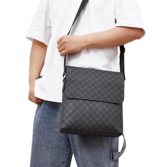 Leather Crossbody Bag for Men - Saviano Italian Bags